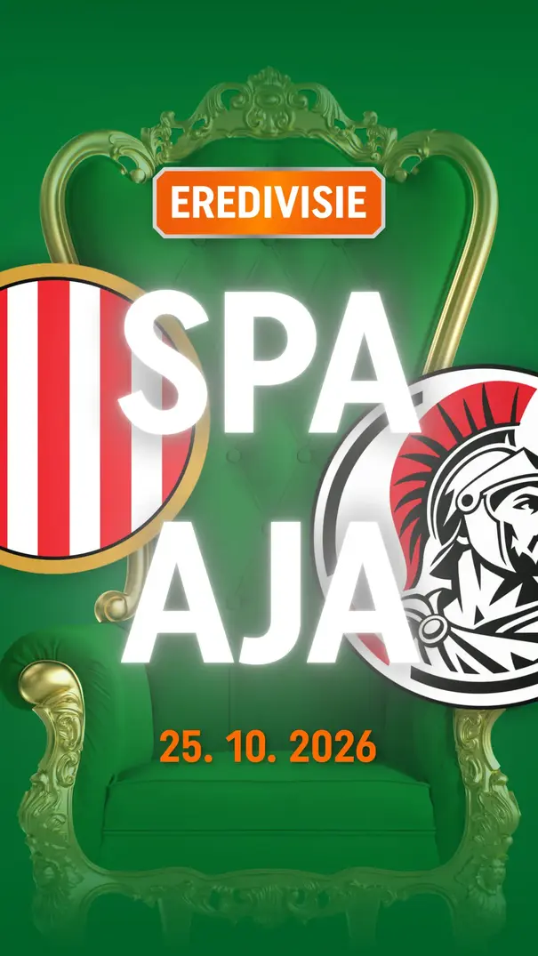 EREDIVISIE: Sparta - Ajax, 25.10.2026